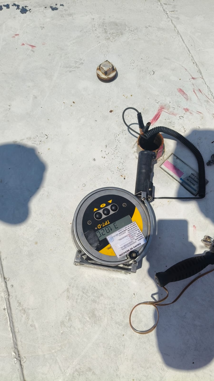 Calibración y verificación de temperatura en tanques con ThermoProbe TP7-D